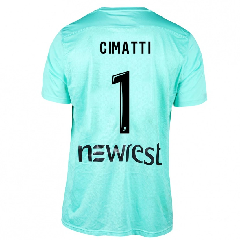 Danxen Men Marie Cimatti #1 Aqua Black Goalkeeper Jersey 2025/26 T-Shirt