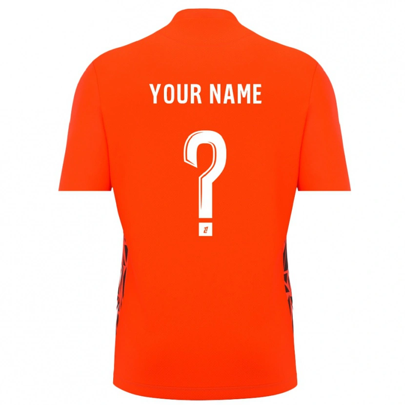 Danxen Men AJ Auxerre Orange White Goalkeeper Jersey 2025/26 T-Shirt