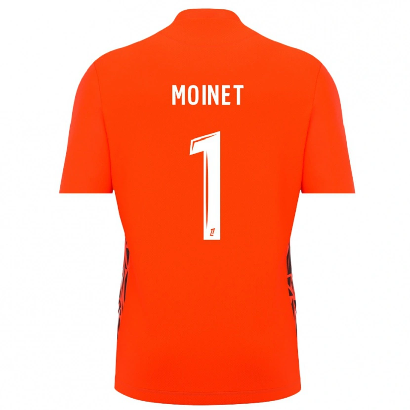 Danxen Men Victor Moinet #1 Orange White Goalkeeper Jersey 2025/26 T-Shirt