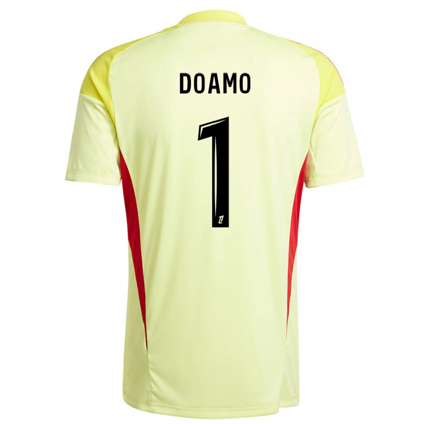 Danxen Men Isaac Doamo #1 Light Yellow Black Goalkeeper Jersey 2025/26 T-Shirt
