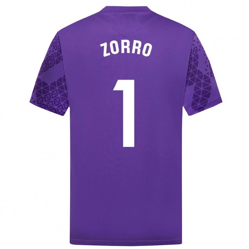 Danxen Men Zorro #1 Purple White Goalkeeper Jersey 2025/26 T-Shirt
