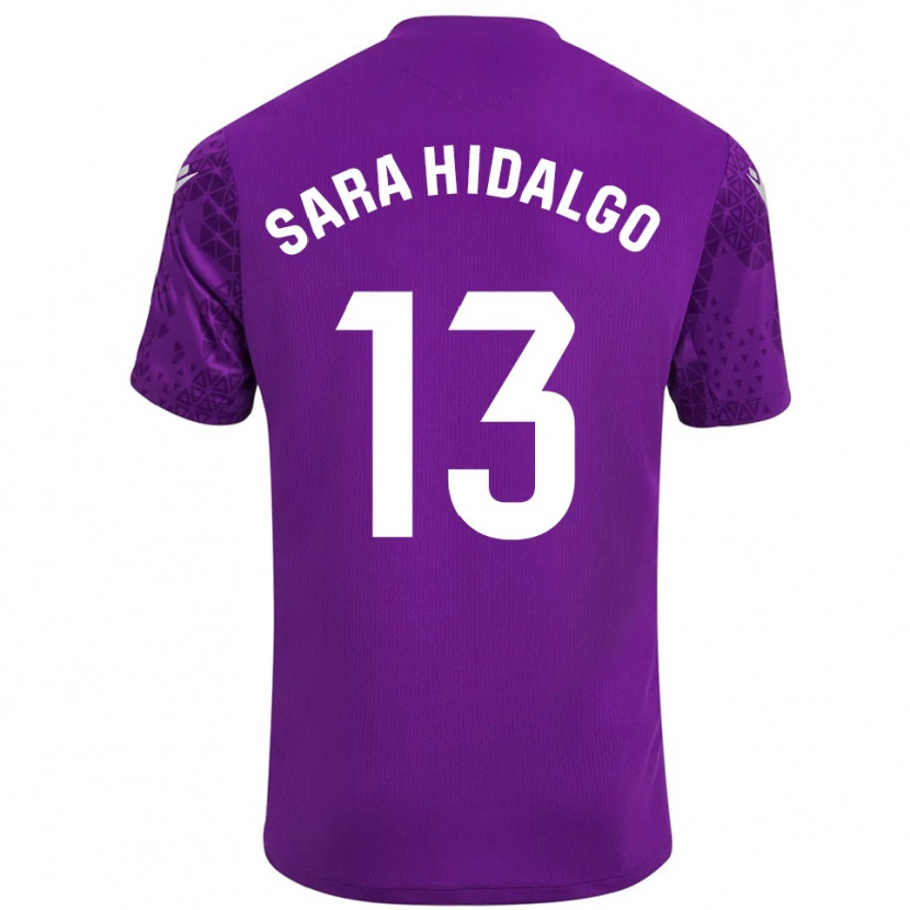 Danxen Men Sara Hidalgo Merino #13 Dark Purple White Goalkeeper Jersey 2025/26 T-Shirt