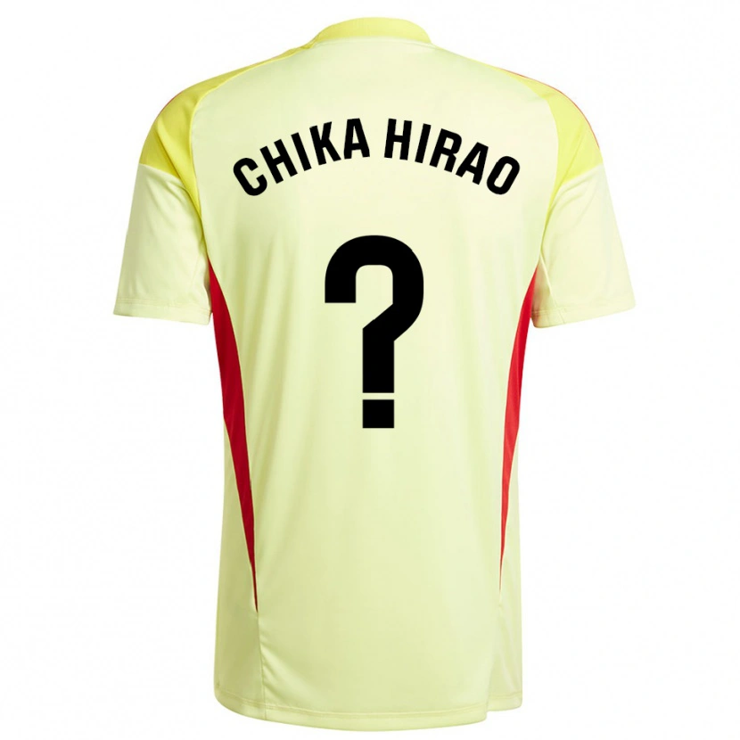 Danxen Men Hirao Chika #0 Light Yellow Black Goalkeeper Jersey 2025/26 T-Shirt