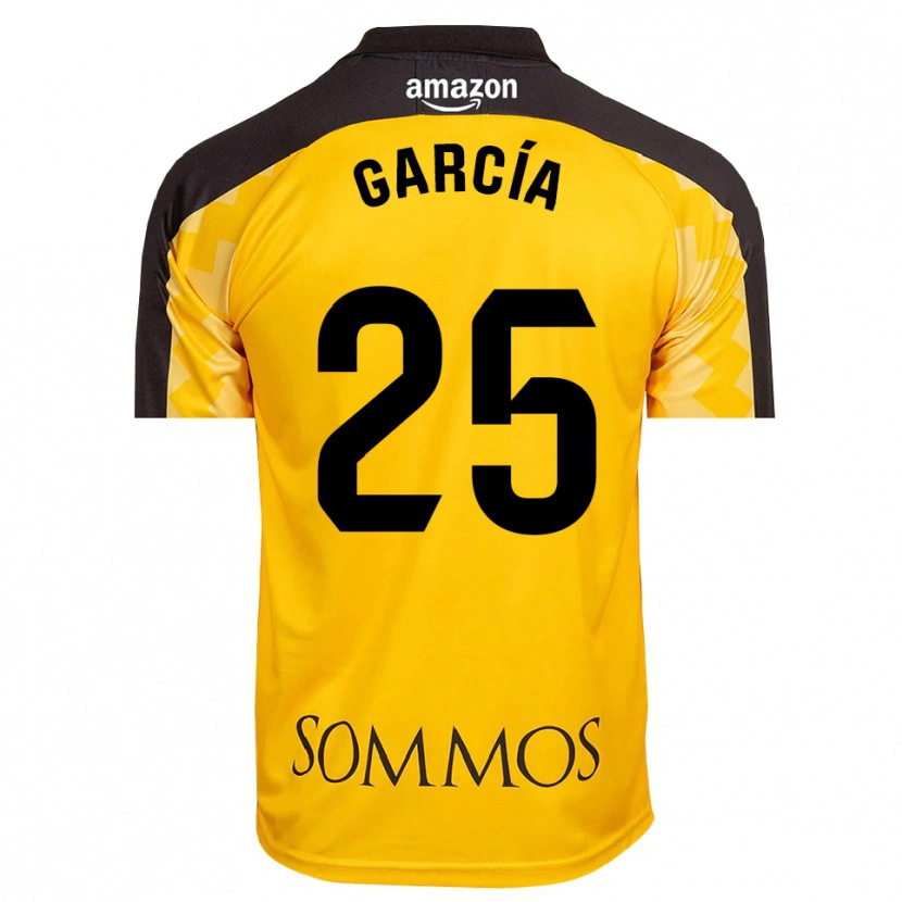 Danxen Men Jaime García #25 Yellow Black Goalkeeper Jersey 2025/26 T-Shirt