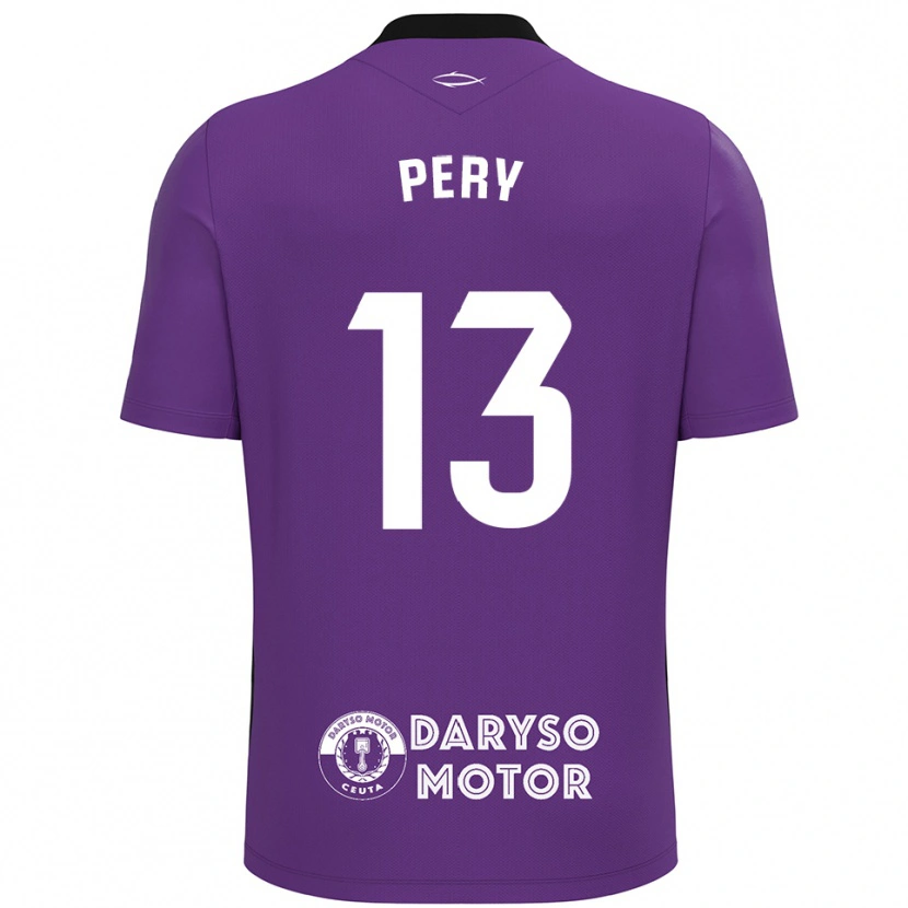Danxen Men Pery #13 Purple White Goalkeeper Jersey 2025/26 T-Shirt