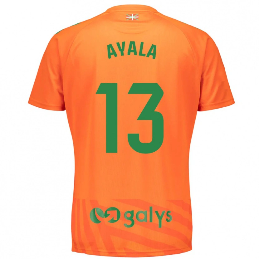Danxen Men Unai Ayala #13 Orange Green Goalkeeper Jersey 2025/26 T-Shirt