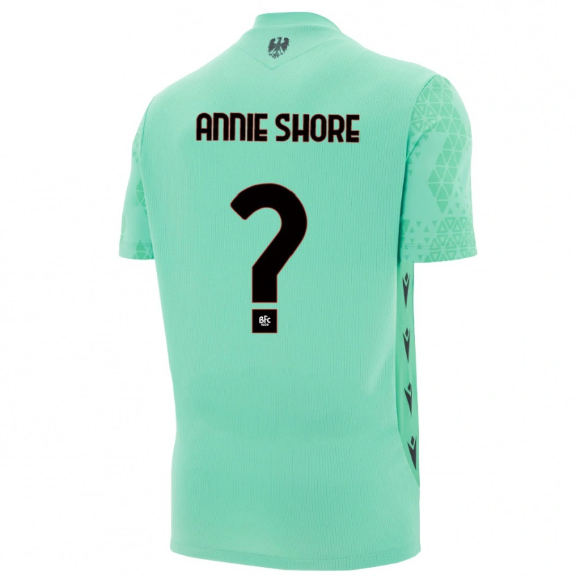 Danxen Men Margot Annie Shore #0 Mint Blue Black Goalkeeper Jersey 2025/26 T-Shirt