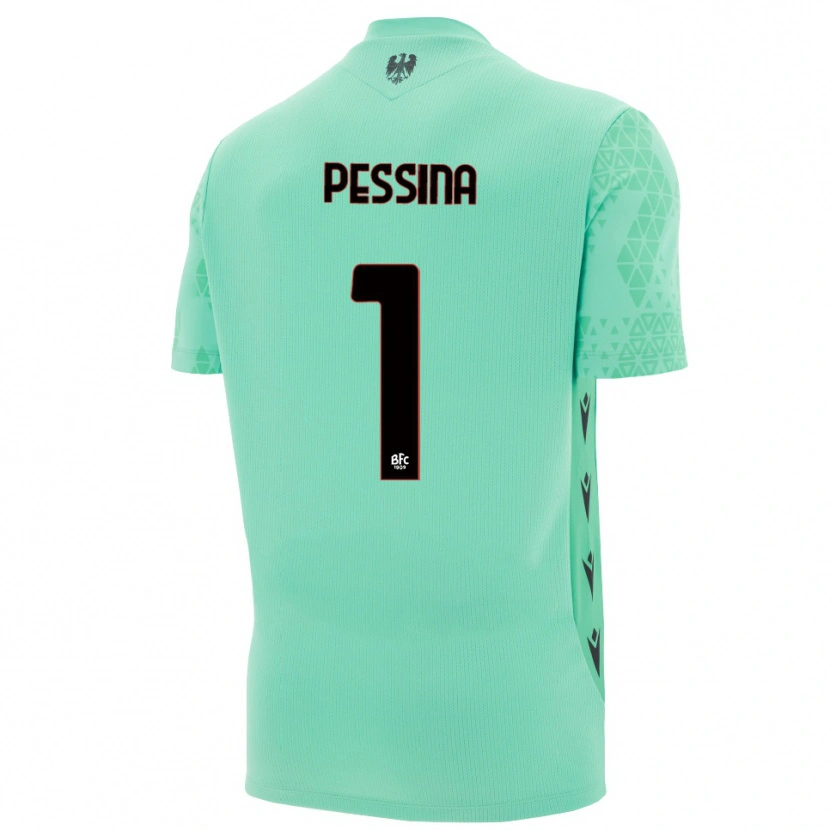 Danxen Men Massimo Pessina #1 Mint Blue Black Goalkeeper Jersey 2025/26 T-Shirt