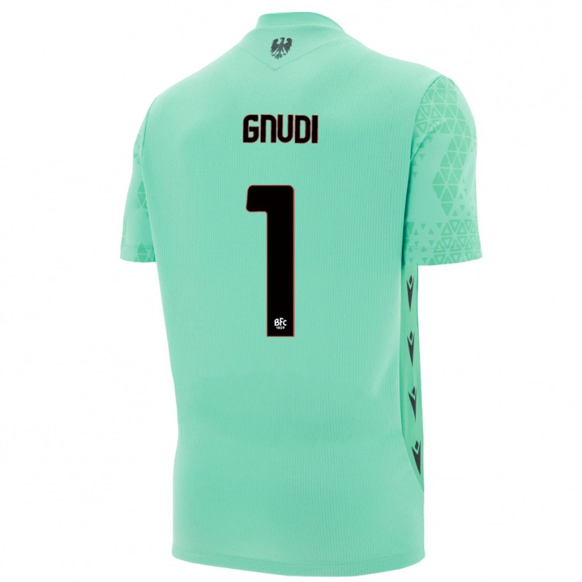 Danxen Men Riccardo Gnudi #1 Mint Blue Black Goalkeeper Jersey 2025/26 T-Shirt