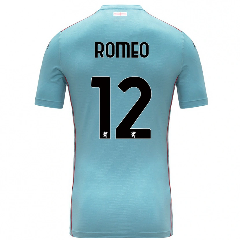 Danxen Men Emanuele Romeo #12 Blue Grey Goalkeeper Jersey 2025/26 T-Shirt
