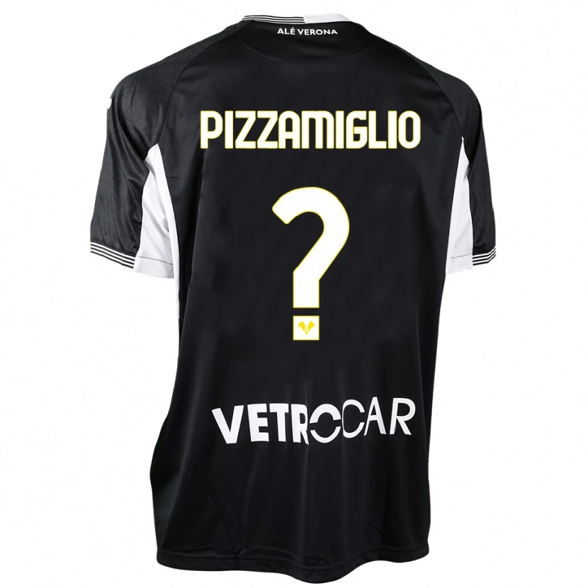 Danxen Men Gianmaria Pizzamiglio #0 Black White Goalkeeper Jersey 2025/26 T-Shirt