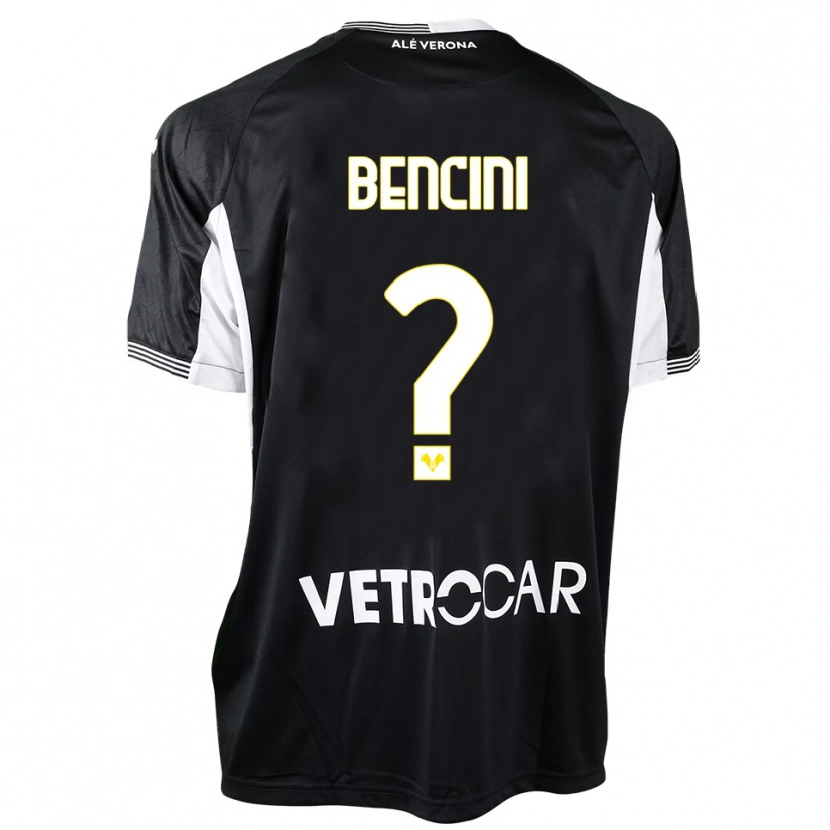 Danxen Men Mattia Bencini #0 Black White Goalkeeper Jersey 2025/26 T-Shirt