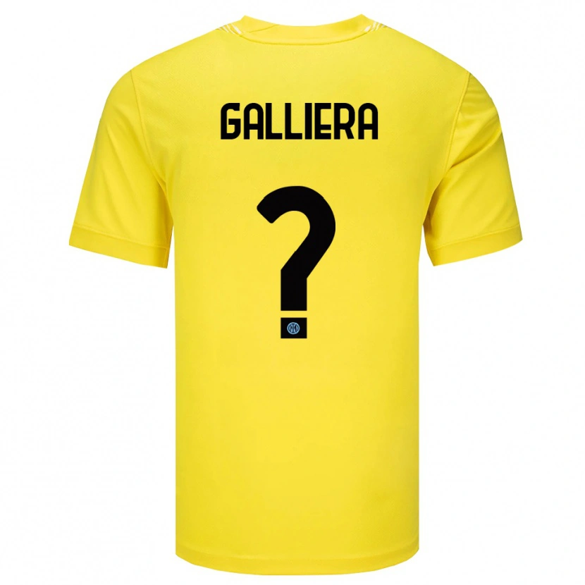 Danxen Men Carlo Galliera #0 Light Yellow Black Goalkeeper Jersey 2025/26 T-Shirt