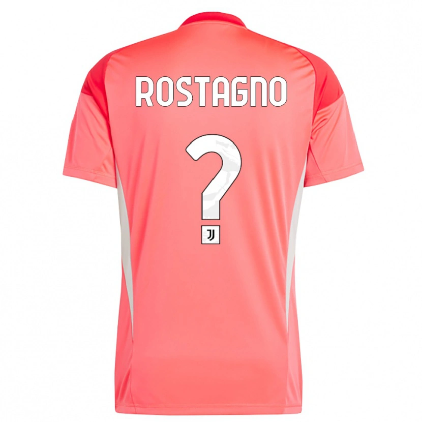 Danxen Men Alberto Rostagno #0 Red Orange Goalkeeper Jersey 2025/26 T-Shirt