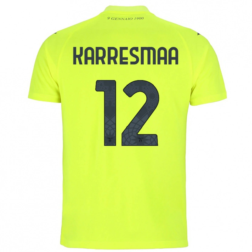 Danxen Men Kerttu Karresmaa #12 Fluorescent Green Goalkeeper Jersey 2025/26 T-Shirt