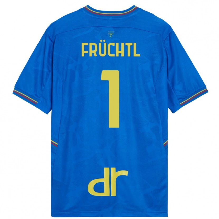 Danxen Men Christian Früchtl #1 Royal Blue Brown Goalkeeper Jersey 2025/26 T-Shirt