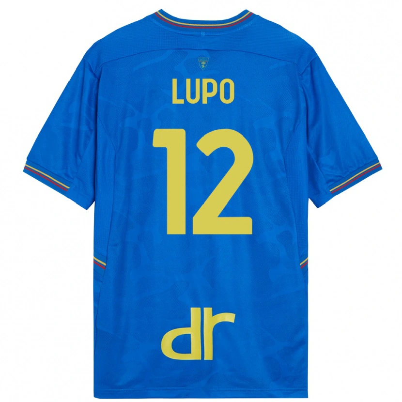Danxen Men Christian Lupo #12 Royal Blue Brown Goalkeeper Jersey 2025/26 T-Shirt