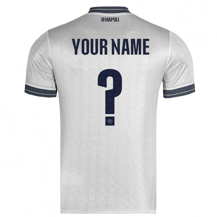 Danxen Men SSC Napoli Light Gray Goalkeeper Jersey 2025/26 T-Shirt