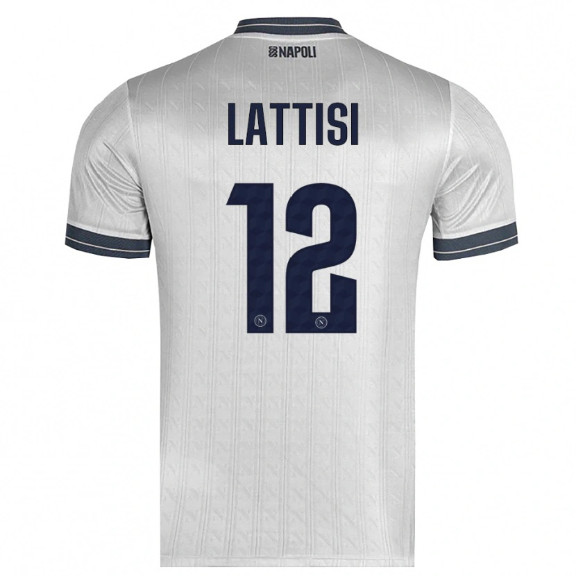 Danxen Men Francesco Lattisi #12 Light Gray Goalkeeper Jersey 2025/26 T-Shirt