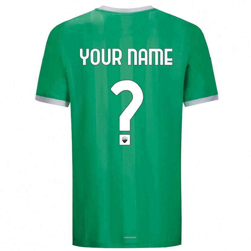 Danxen Men AS Roma Green White Goalkeeper Jersey 2025/26 T-Shirt