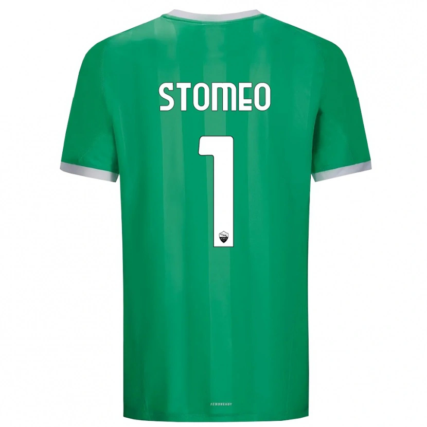 Danxen Men Giorgio Stomeo #1 Green White Goalkeeper Jersey 2025/26 T-Shirt