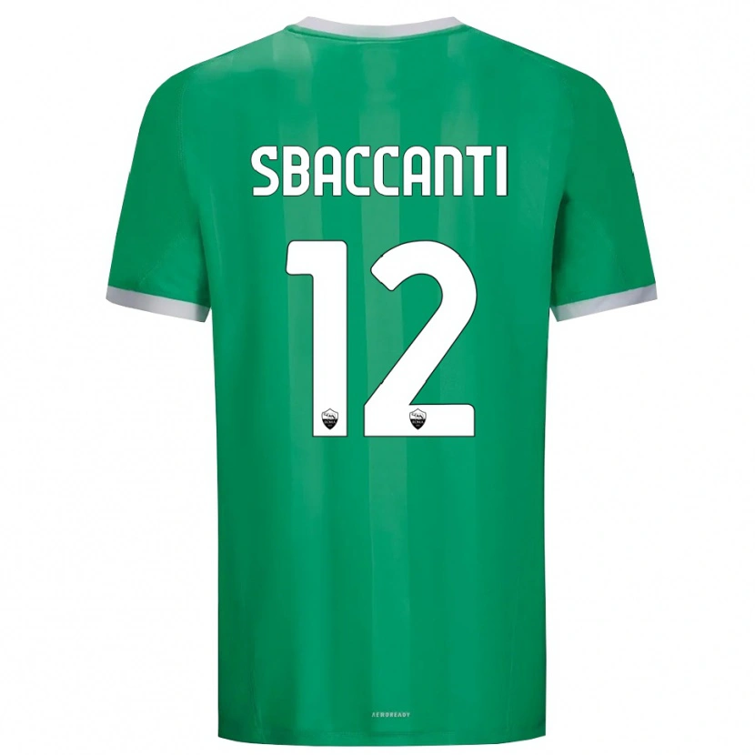 Danxen Men Christian Sbaccanti #12 Green White Goalkeeper Jersey 2025/26 T-Shirt