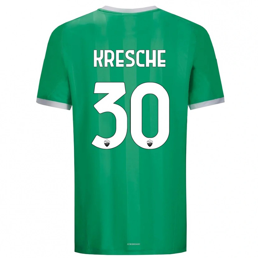 Danxen Men Isabella Kresche #30 Green White Goalkeeper Jersey 2025/26 T-Shirt