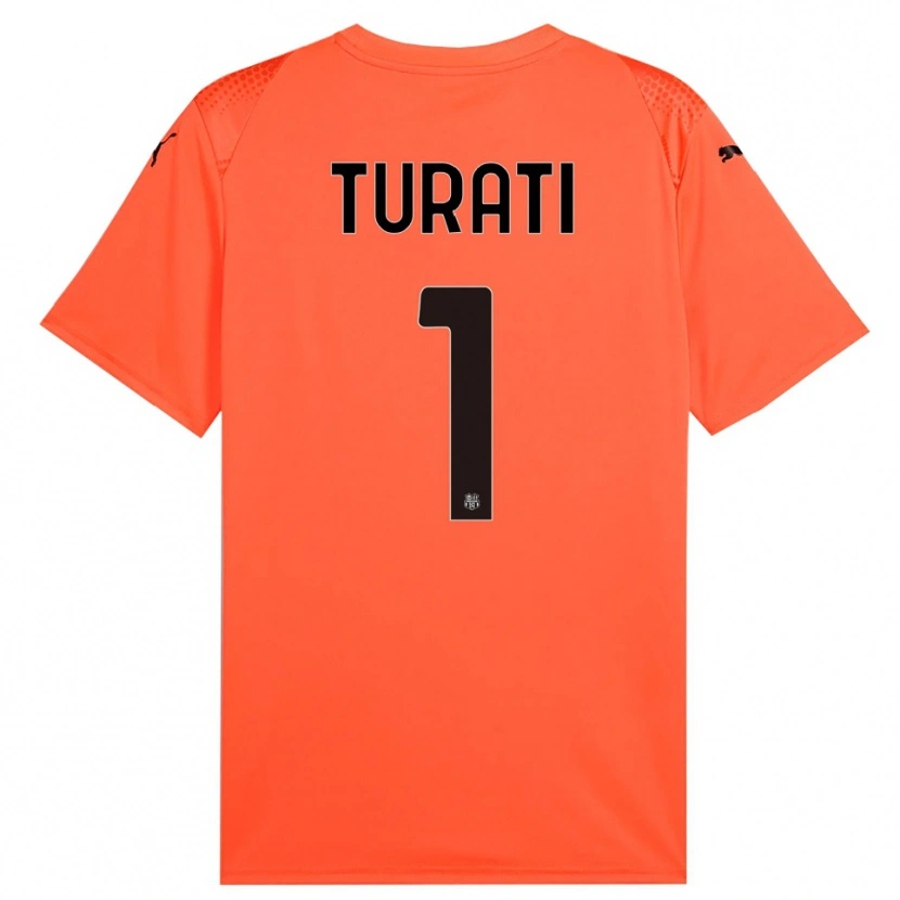 Danxen Men Stefano Turati #1 Orange Black Goalkeeper Jersey 2025/26 T-Shirt