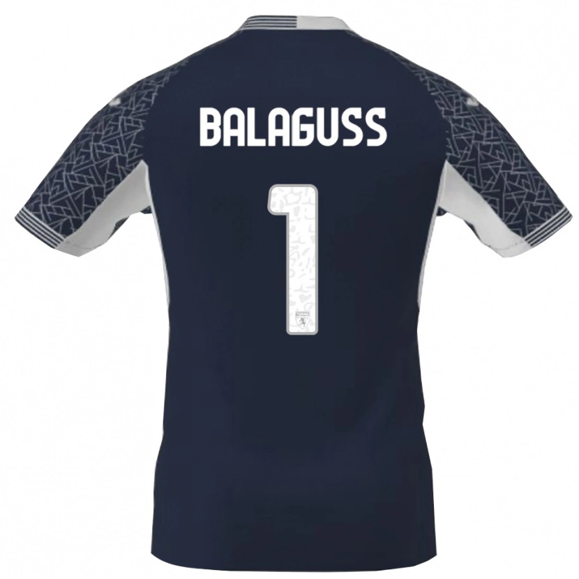 Danxen Men Nils Balaguss #1 Blue Blck White Goalkeeper Jersey 2025/26 T-Shirt