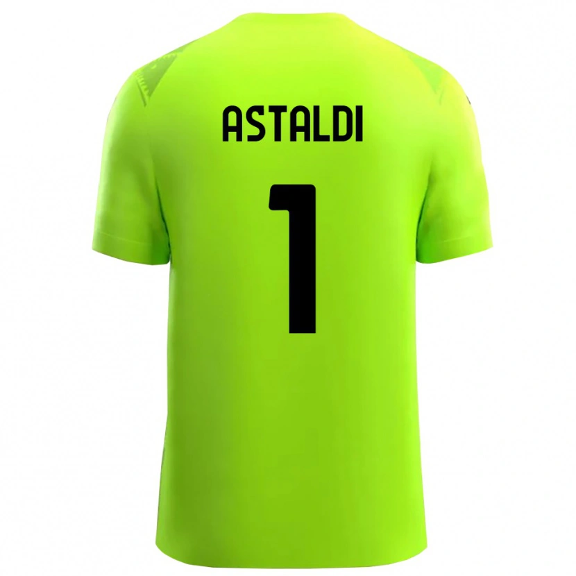 Danxen Men Gianluca Astaldi #1 Lawn Green Black Goalkeeper Jersey 2025/26 T-Shirt