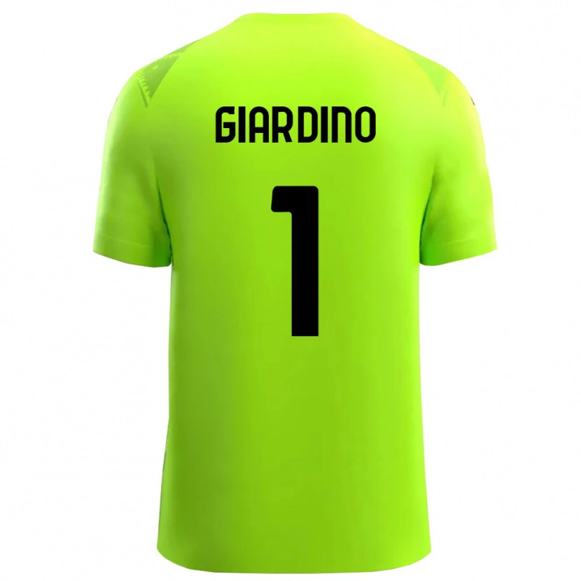 Danxen Men Andrea Giardino #1 Lawn Green Black Goalkeeper Jersey 2025/26 T-Shirt