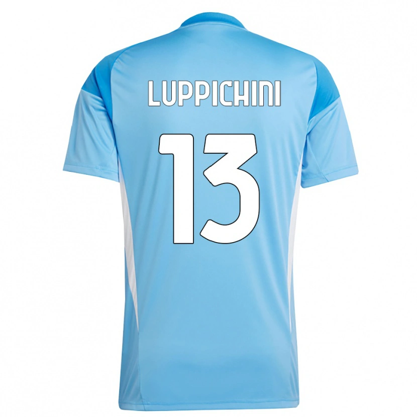 Danxen Men Matteo Luppichini #13 Sky Blue White Goalkeeper Jersey 2025/26 T-Shirt