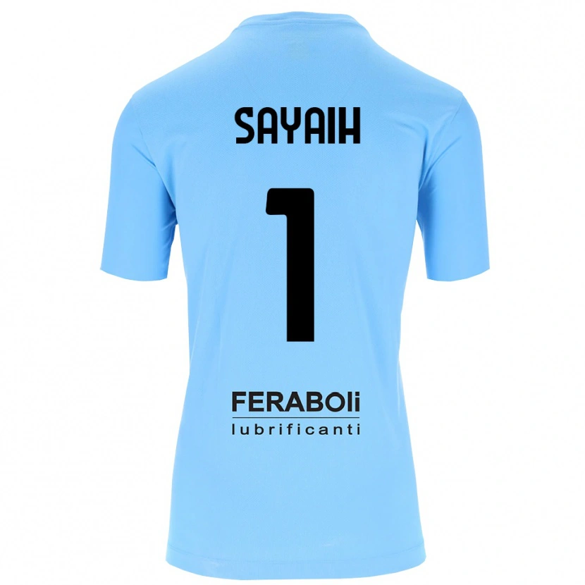 Danxen Men Ilyas Sayaih #1 Sky Blue Black Goalkeeper Jersey 2025/26 T-Shirt