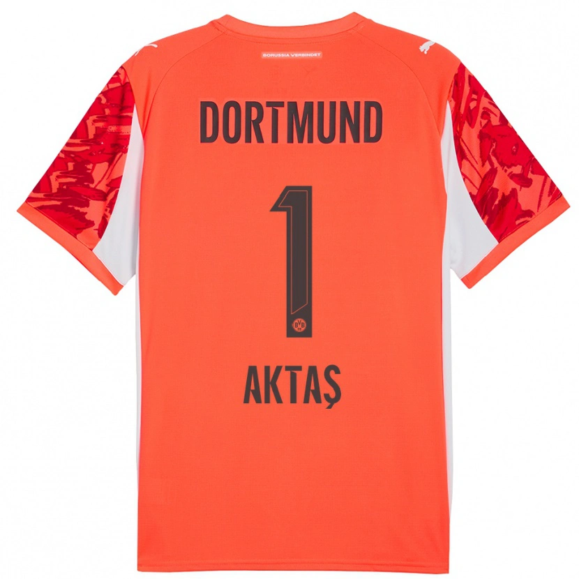 Danxen Men Yılmaz Aktaş #1 Red Orange Goalkeeper Jersey 2025/26 T-Shirt