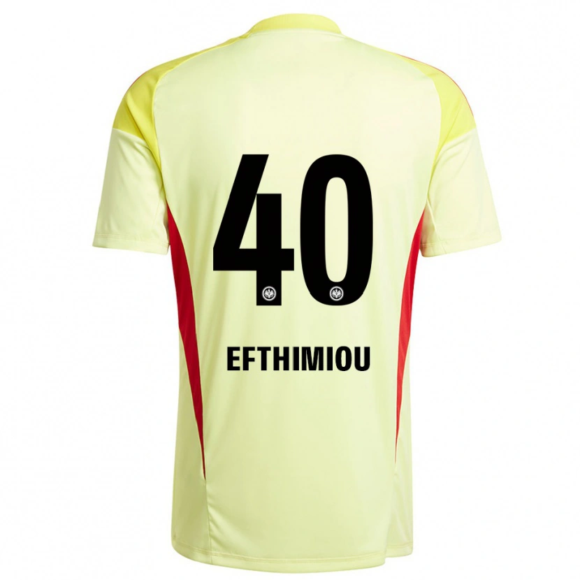 Danxen Men Sissis Efthimiou #40 Light Yellow Black Goalkeeper Jersey 2025/26 T-Shirt