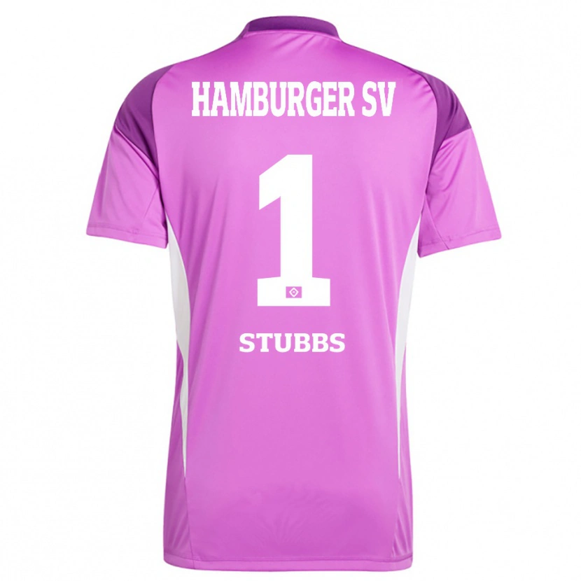 Danxen Men James Stubbs #1 Lilac White Purple Goalkeeper Jersey 2025/26 T-Shirt