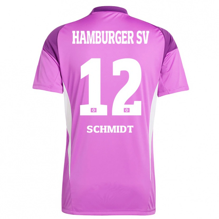 Danxen Men Bennet Schmidt #12 Lilac White Purple Goalkeeper Jersey 2025/26 T-Shirt