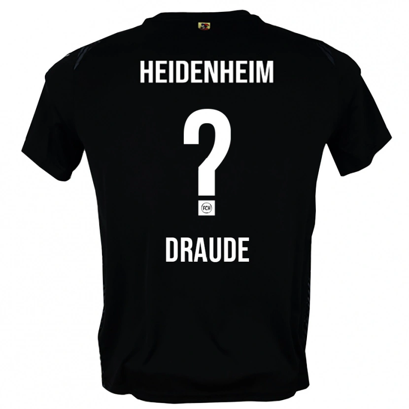 Danxen Men Michel Draude #0 Dark Gray Black Goalkeeper Jersey 2025/26 T-Shirt
