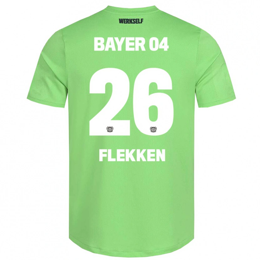 Danxen Men Mark Flekken #26 Light Green White Goalkeeper Jersey 2025/26 T-Shirt