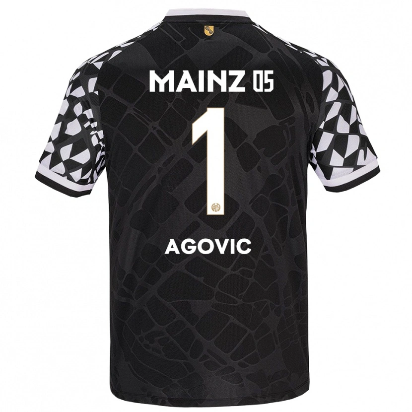Danxen Men Daris Agovic #1 Black White Goalkeeper Jersey 2025/26 T-Shirt