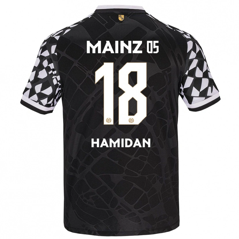 Danxen Men Ilyas Hamidan #18 Black White Goalkeeper Jersey 2025/26 T-Shirt