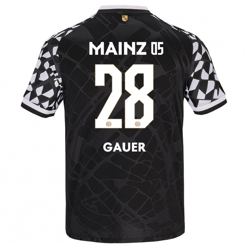 Danxen Men Luke Gauer #28 Black White Goalkeeper Jersey 2025/26 T-Shirt