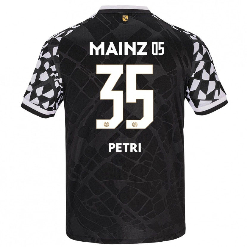 Danxen Men Jolina Petri #35 Black White Goalkeeper Jersey 2025/26 T-Shirt