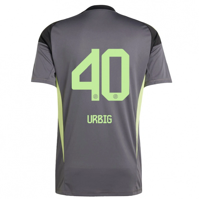 Danxen Men Jonas Urbig #40 Black Green Yellow Goalkeeper Jersey 2025/26 T-Shirt