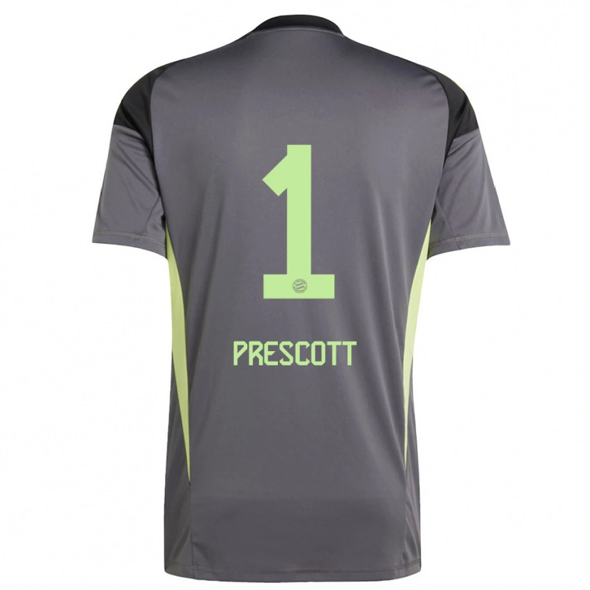 Danxen Men Leonard Prescott #1 Black Green Yellow Goalkeeper Jersey 2025/26 T-Shirt