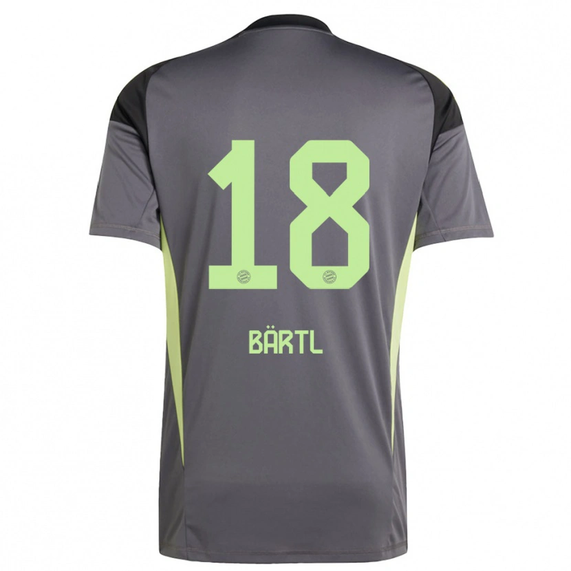 Danxen Men Jannis Bärtl #18 Black Green Yellow Goalkeeper Jersey 2025/26 T-Shirt