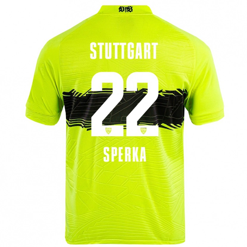 Danxen Men Bastian Sperka #22 Green Yellow Black Goalkeeper Jersey 2025/26 T-Shirt