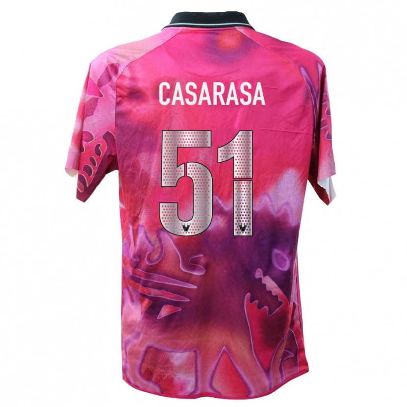 Danxen Men Asia Casarasa #51 Deep Pink Goalkeeper Jersey 2025/26 T-Shirt