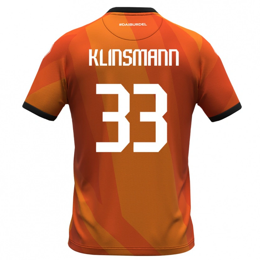 Danxen Men Jonathan Klinsmann #33 Coral White Black Goalkeeper Jersey 2025/26 T-Shirt