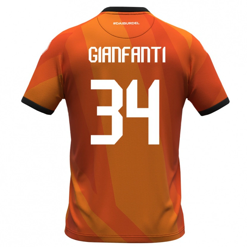 Danxen Men Simone Gianfanti #34 Coral White Black Goalkeeper Jersey 2025/26 T-Shirt
